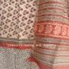 Beige-and-red-Bagru-print-silk-cotton-dress-material