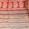 Beige-and-red-block-printed-chanderi-dress-material