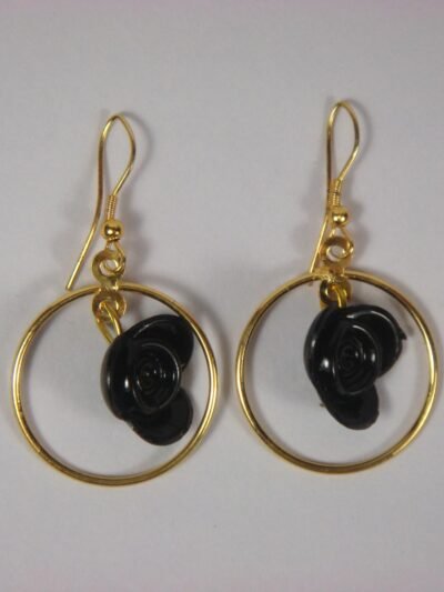 Black-and-golden-fashion-earrings