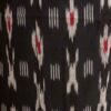 Black-and-ivory-ikat-cotton-dress-material