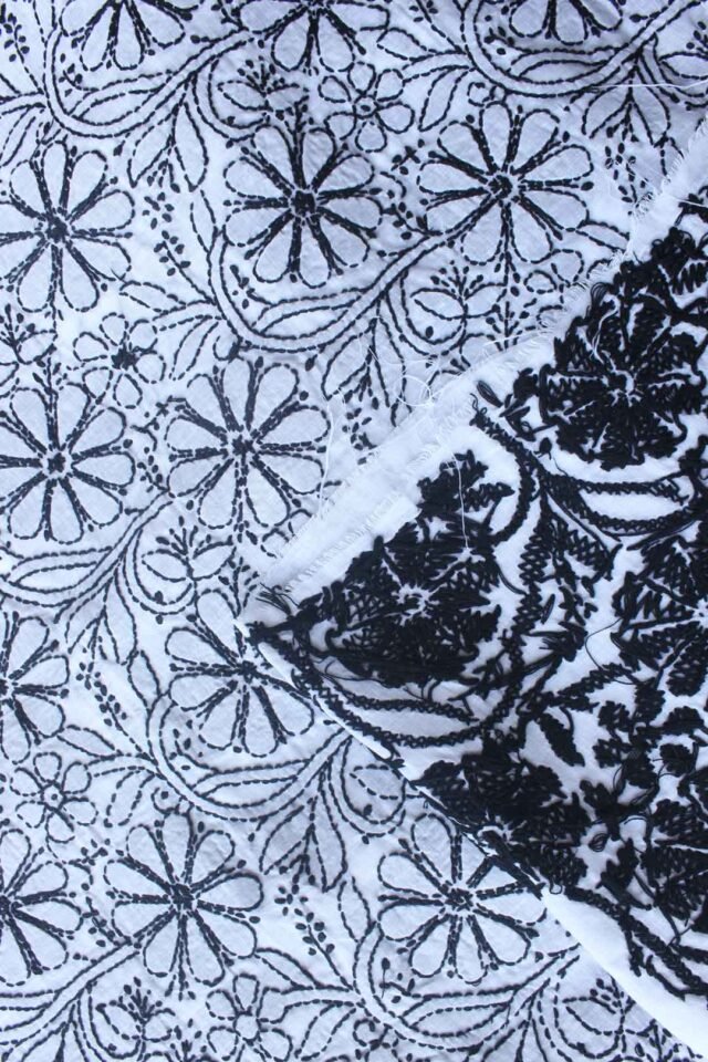 Black-and-white-chikankari-cotton-salwar-suit