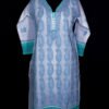 Blue-and-white-chikankari-ladies-kurta-