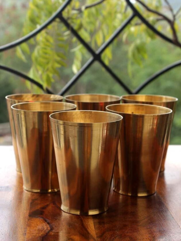 Brass-tumbler-set-of-6-at-Shilphaat