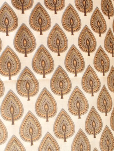 Brown-and-white-block-printed-cotton-fabric