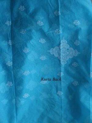 Cyan-Blue-kota-cotton-kurta