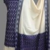 Dark-blue-and-off-white-ikat-cotton-suit