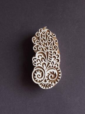 Flower-and-leaves--Printing-blocks