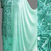 Green-and white chikankari-cotton dress-material