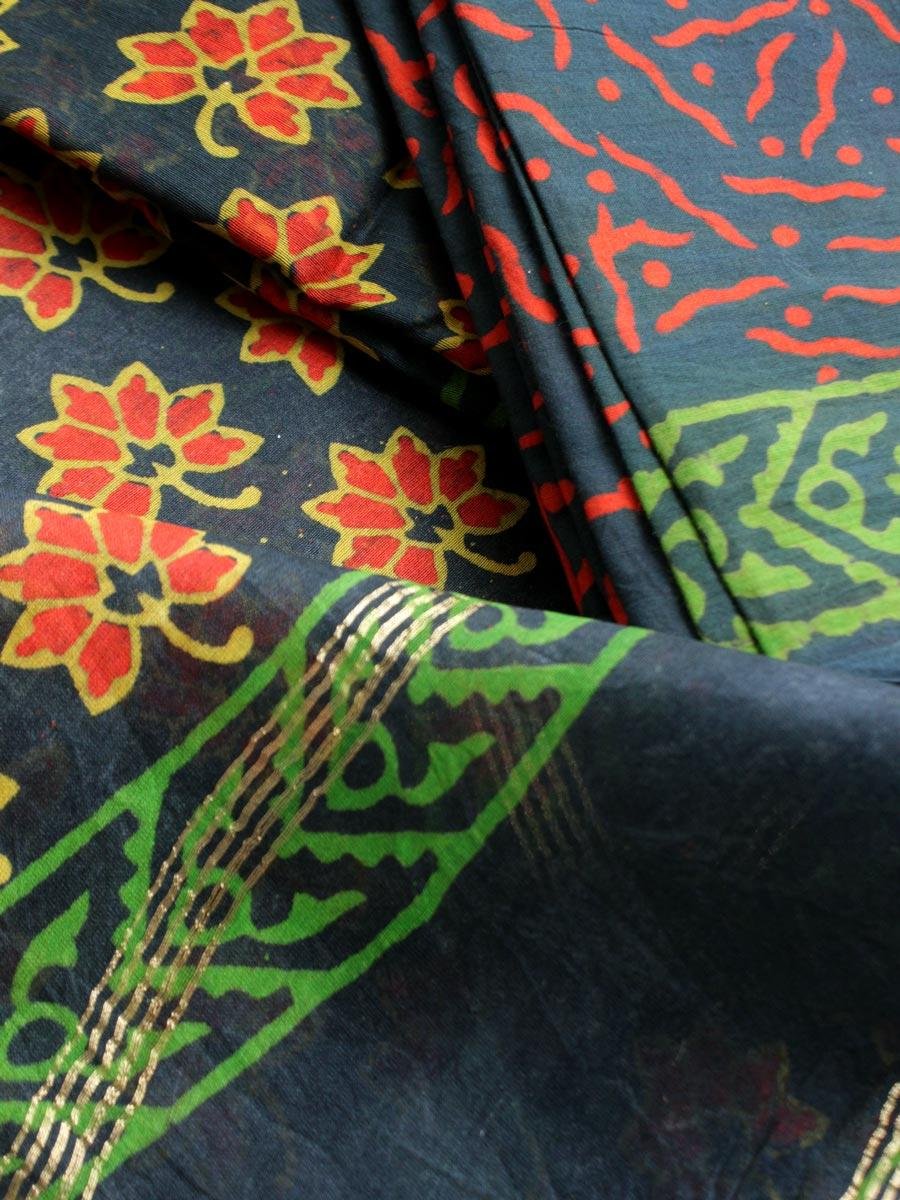 Green-and-yellow-bagru-printed-chanderi-3-pc-ladies-suit Green-and-yellow-bagru-printed-chanderi-3-pc-ladies-suit