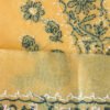 Green-and-yellow-chikankari-cotton-sari