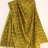 Green-block-printed-kantha-work-silk-dupatta-