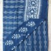 Indigo-dabu-block-print-soft-cotton-saree