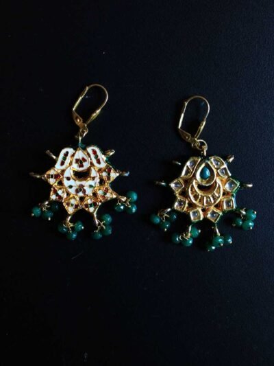 Jade-kundan-earrings