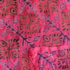 Magenta-Red-Kantha-embroidered-Silk-dupatta