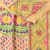 Multicolour-Phulkari-Embroidered-Fawn-Brown-Pant-Fabric