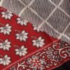 Off-white-and-red-Block-printed-cotton-mul-saree