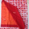 Orange-and-red-mul-cotton-batik-saree