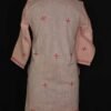 Peach-lucknow-chikankari-cotton-ladies-kurta-Shilphaat