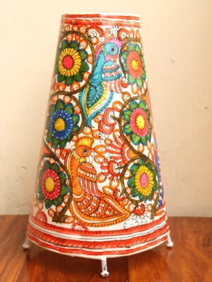Peacocks-painted-big-size-living-room-lamp