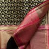 Pink-border-Black-banarasee-dupatta-