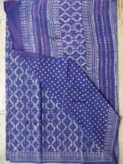 Purple-and-pink-bagru-printed-cotton-mul-sari