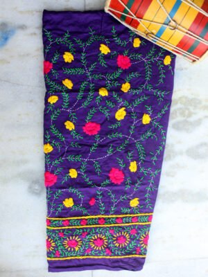 Purple-fulkari-Salwar-fabric