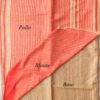 Red-and-beige-bhagalpuri-tasar-silk-saree