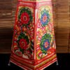 Square-flower-design-tholu-bommalata-table-lamp-shade