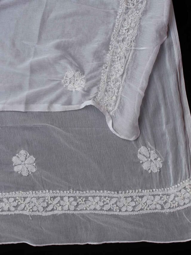 White-chikankari-buti-embroidered-chiffon-dupatta