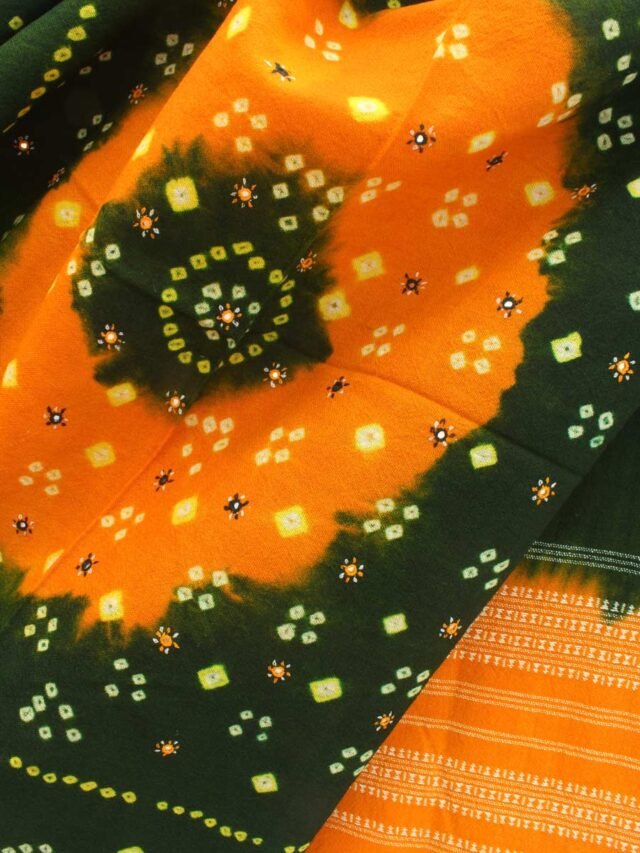 Yellow-and-Green-Kutchwork-handwoven-winter-Shawl