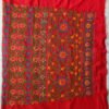 Yellow-blue-and-green-phulkari-on-red-bottom-fabric