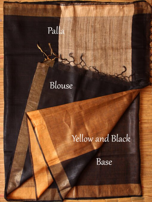 black-and-yellow-bhagalpuri-silk-linen-saree