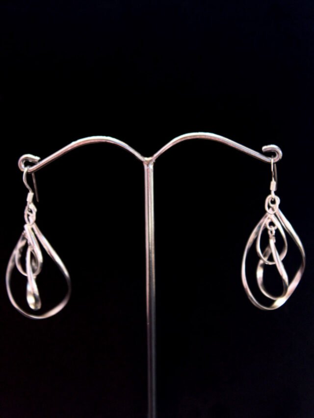 Pure silver drop-dangler