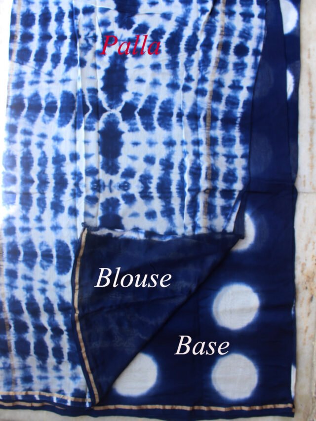 indigo-shibori-chanderi-sari