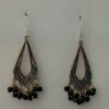 kite-shaped silver-earring