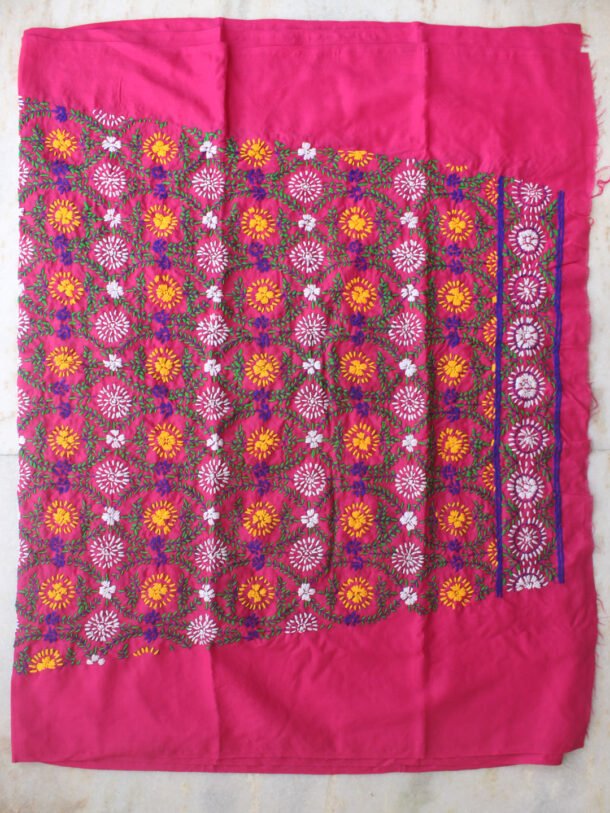 multicolour-fulkari-pink-cotton-salwar-fabric