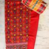 multicolour-phulkari-on-red-salwar-fabric