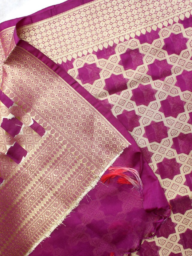 purple-and-golden-banarasi-dupatta