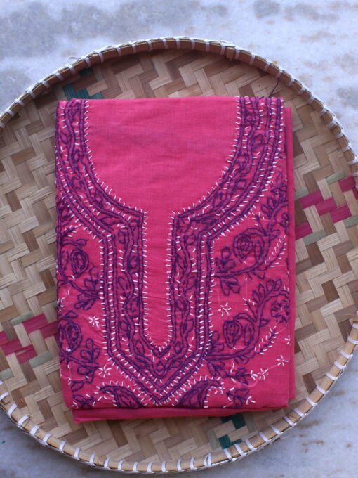 purple-chikankari-embroidered-Pink-cotton-suit