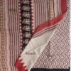 red-and-black-zig-zag-bagru-block-printed-cotton-saree.Shilphaat