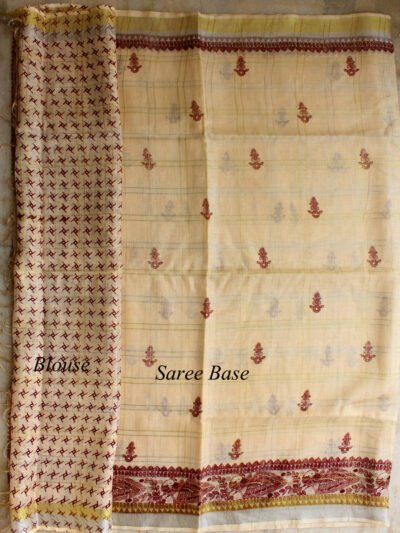 red-and-white-linen-madhubani-saree