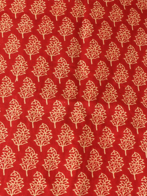 red-and-white-viscose-cotton-block-print-kurta-fabric