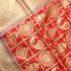 red-figurine-motif-banarasi-art-silk-dupatta