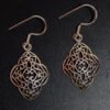 rhombus-silver-earrings