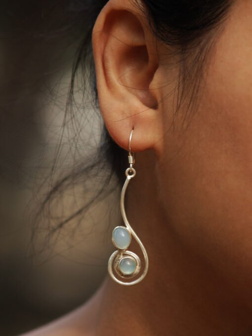 s-shape-moonstone-silver-earrings