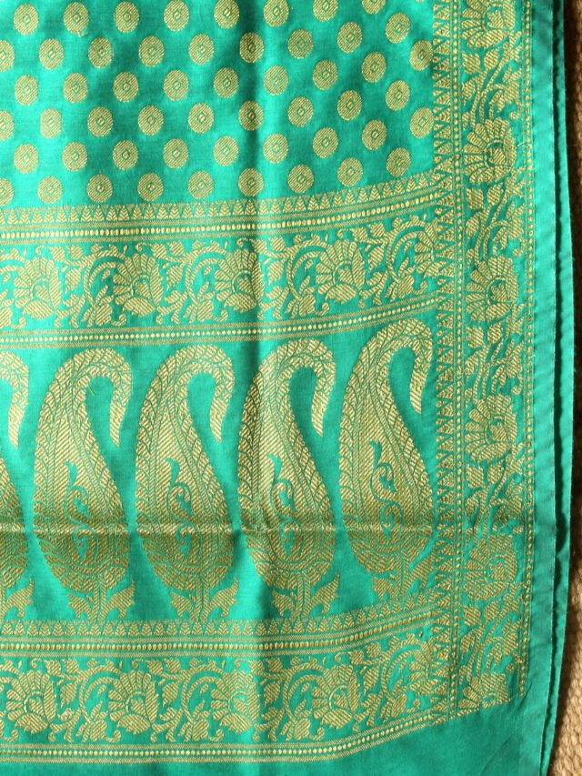 shemrock-green-banarasi-dupatta