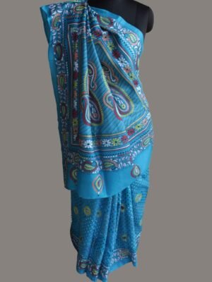 sky-blue-silk-kantha-embroidered-saree