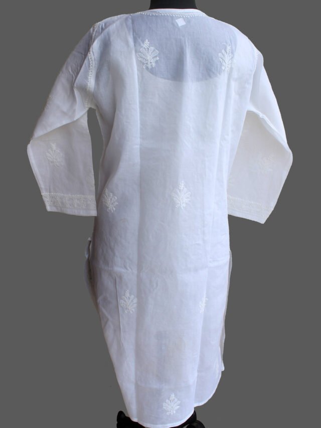 white-paisley-chikankari-cotton-kurta-back
