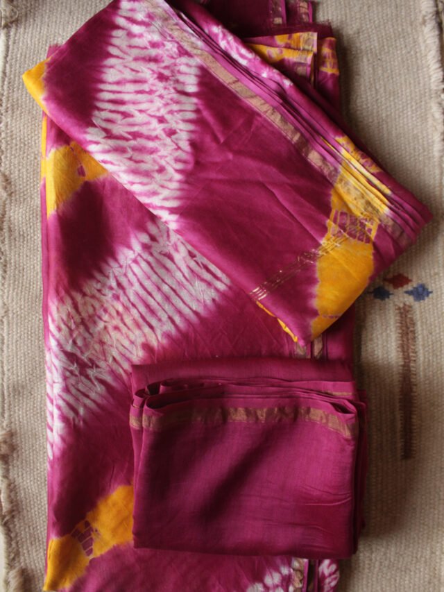 wine-red-white-and-yellow-shibori-chanderi-suit