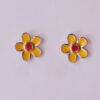 yellow-silver-earrings